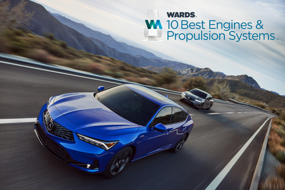El motor turbo de Acura Integra gana el premio «Wards 10 Best Engines & Propulsion Systems»