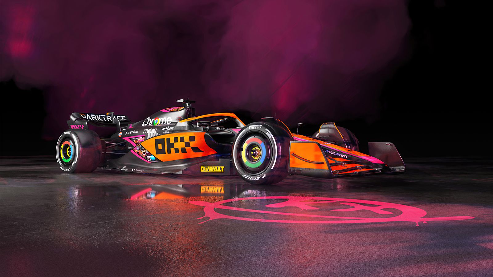 McLaren Racing y OKX presentan un diseño especial «Modo Futuro» para celebrar el regreso a Asia