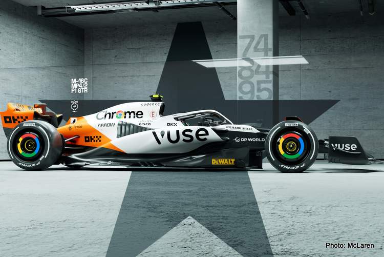 Diseño especial marca el tributo a los icónicos diseños ganadores de carreras de McLaren