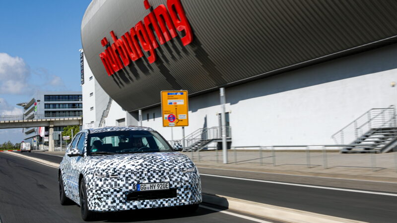 El IONIQ 5 N de Hyundai Motor entra en la fase final de las pruebas en el circuito de carreras de Nürburgring
