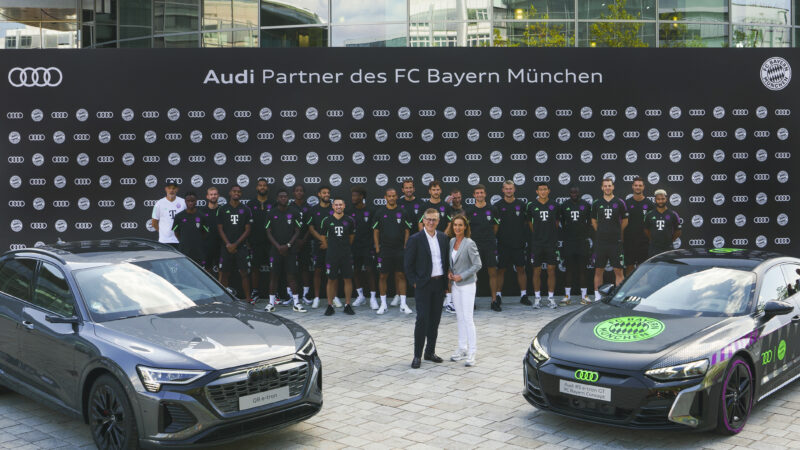 El FC Bayern recibe nuevos vehículos de Audi