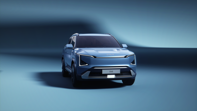 El 100% eléctrico Kia EV5 eclipsa los estándares de diseño y comodidad de los SUV compactos