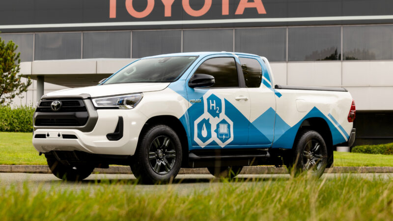 Toyota revela prototipo de Hilux de celdas de combustible basadas en hidrógeno
