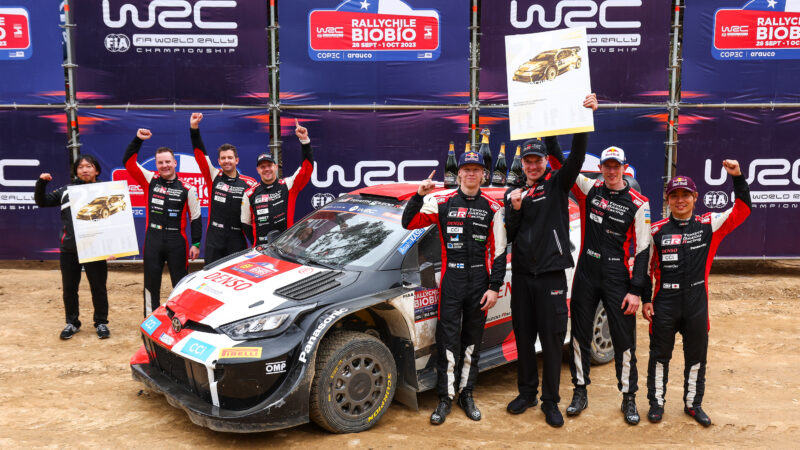 TOYOTA GAZOO Racing gana el título mundial de WRC en el Rally de Chile
