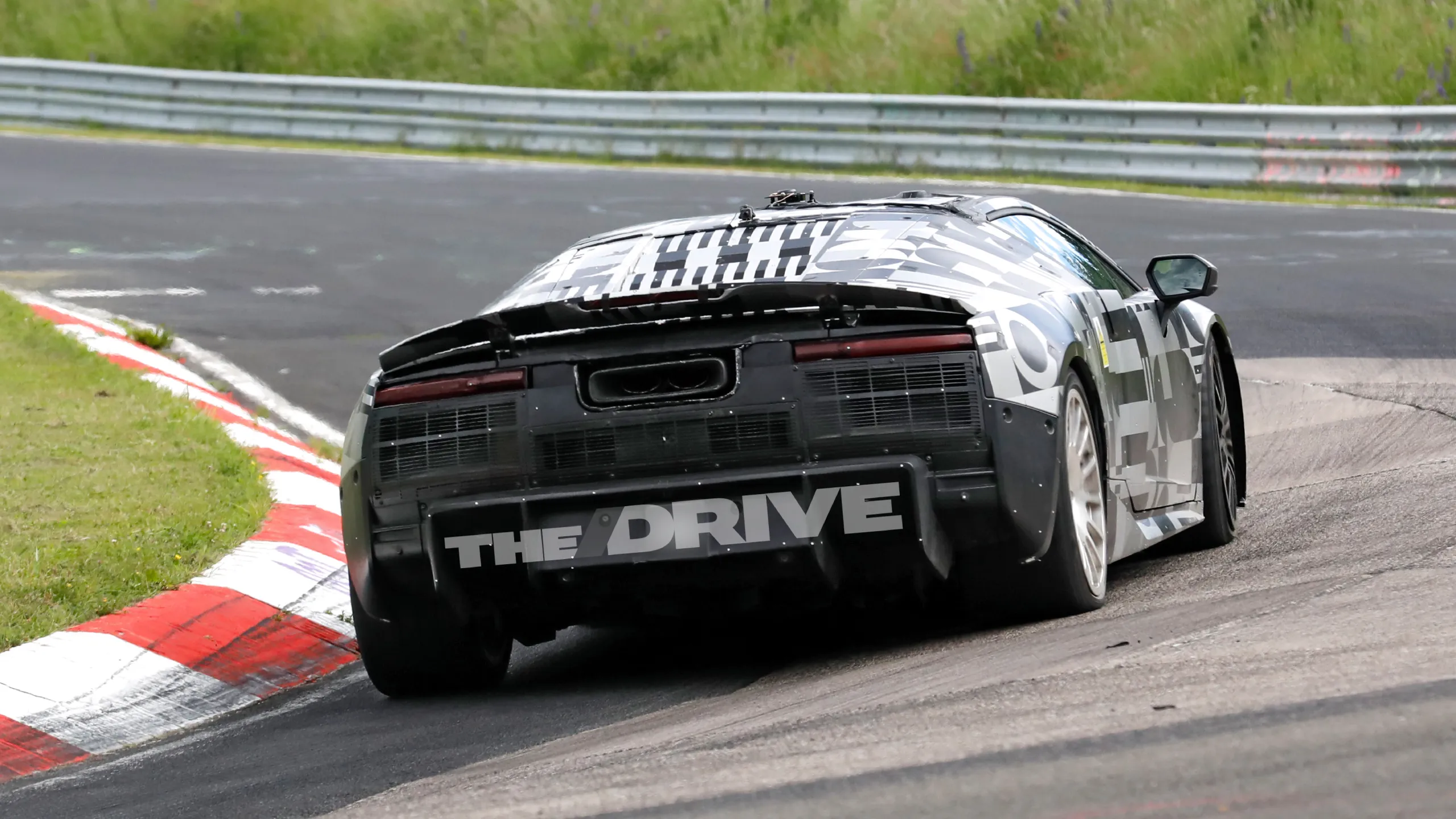 Audi Nuvolari prototype testing at the 'ring
