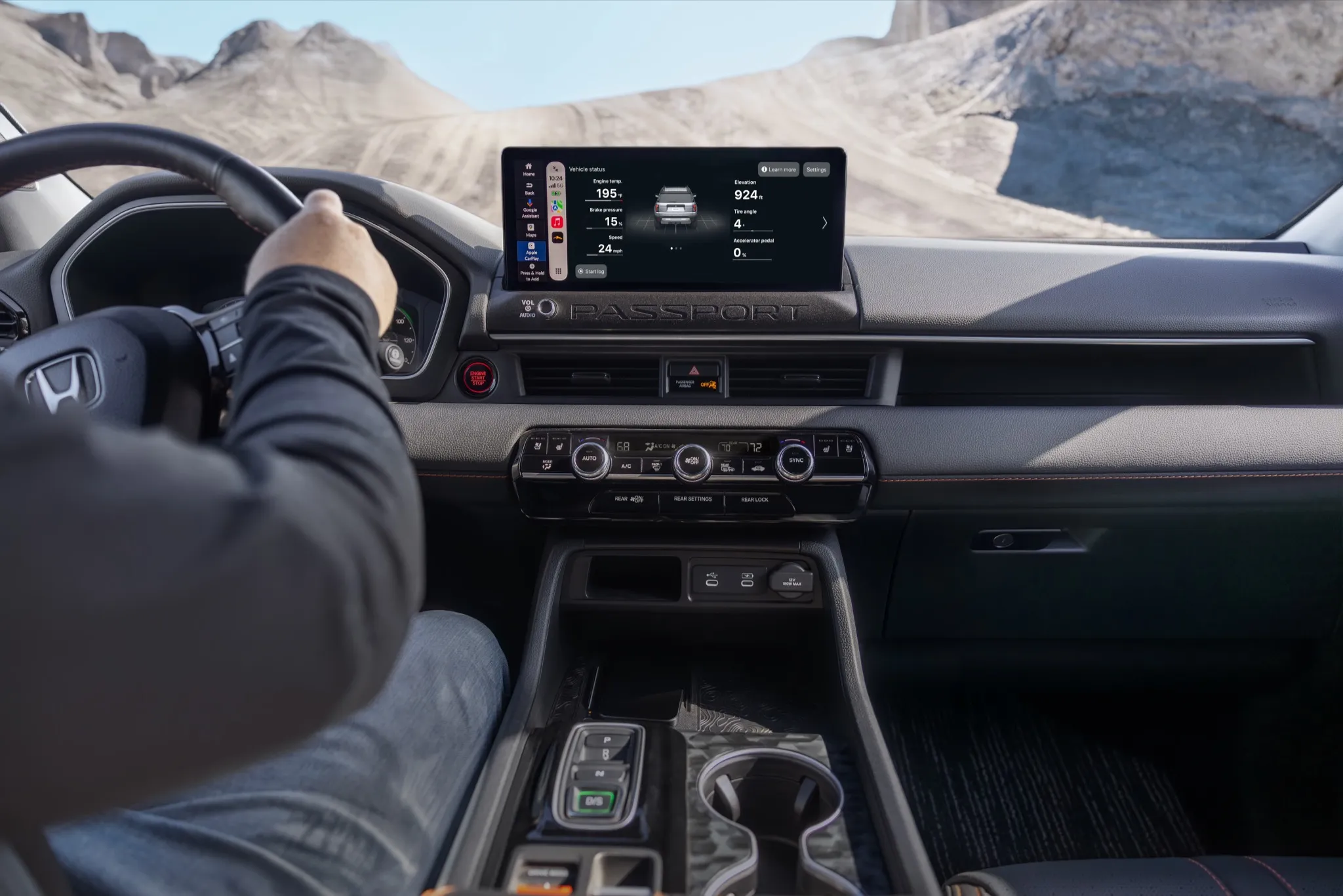 Honda HTX app in Passport TrailSport