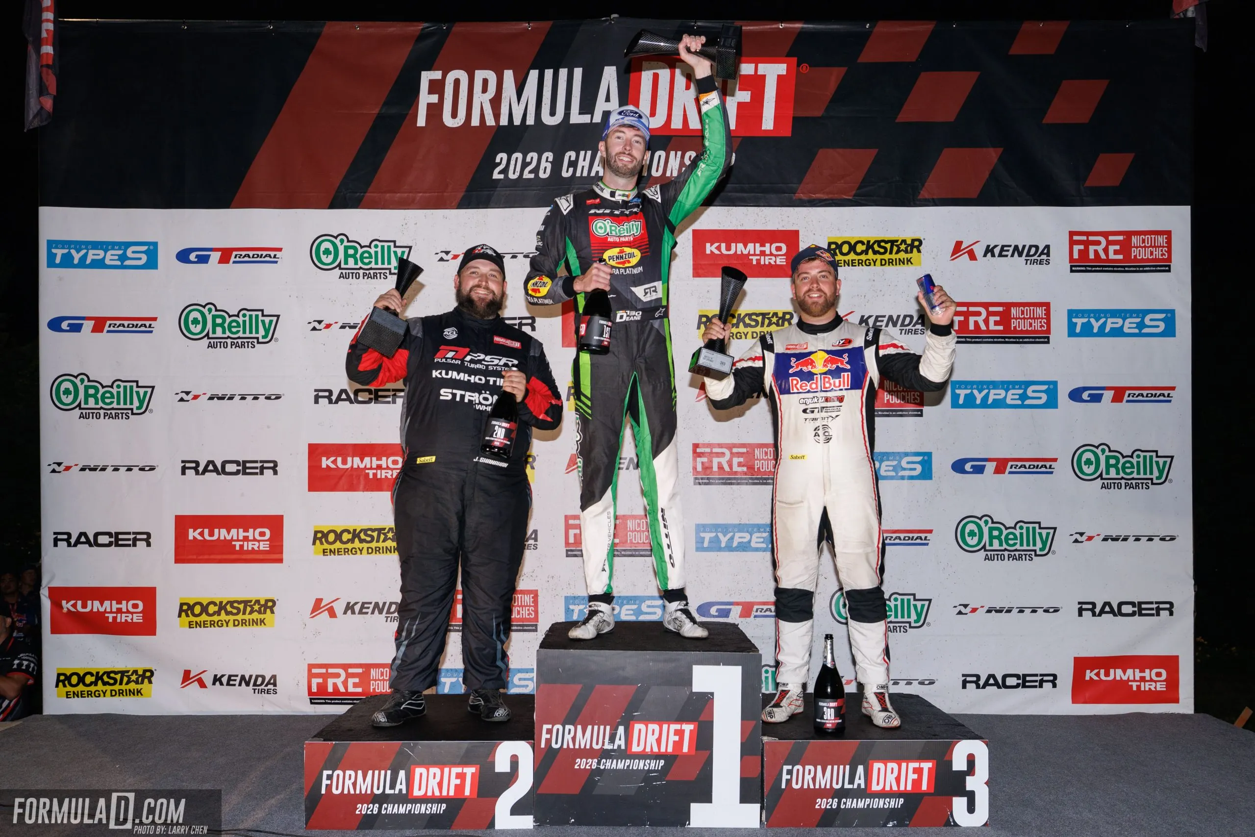 Guys on the podium at FD.