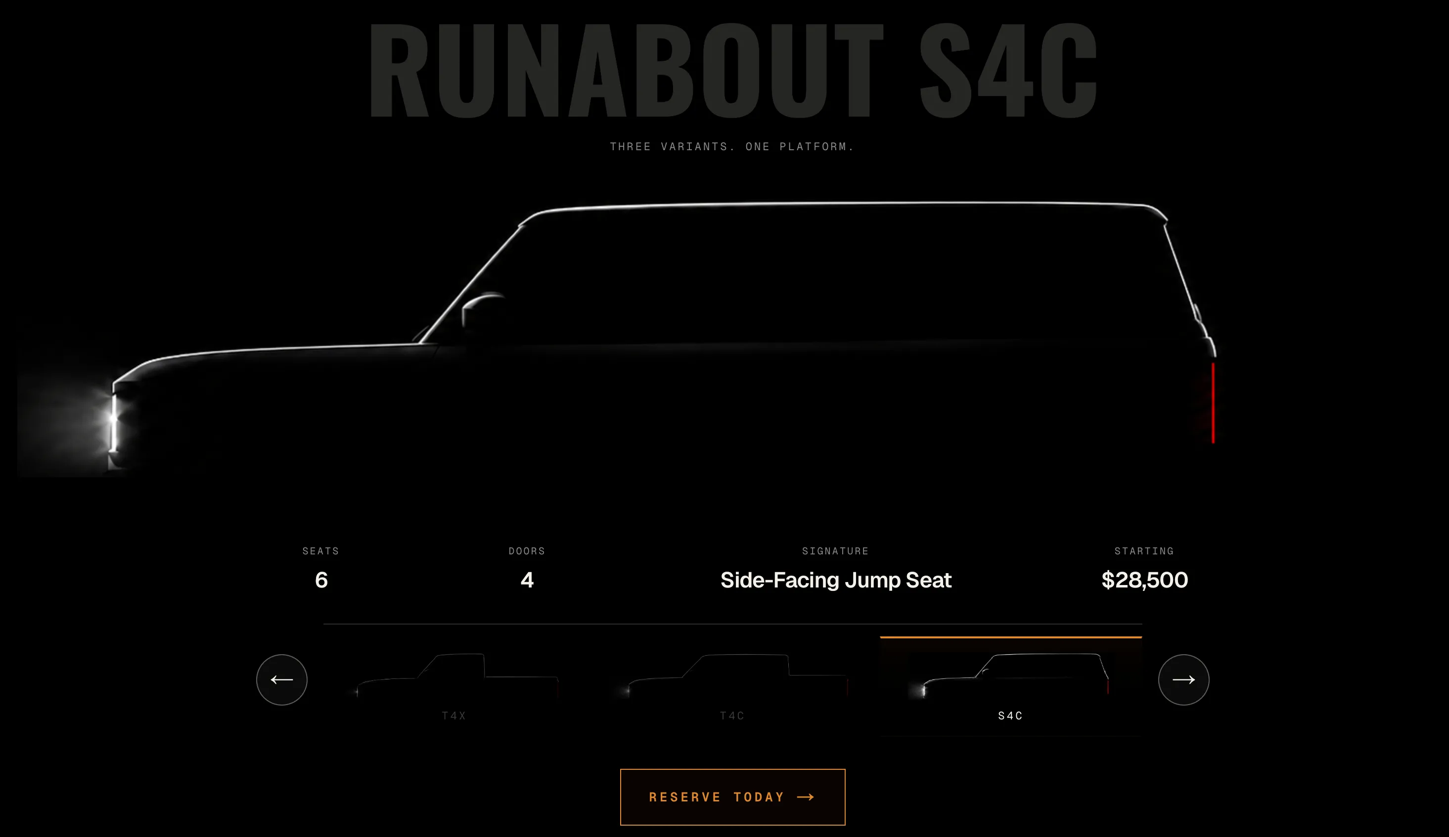REO website screenshot