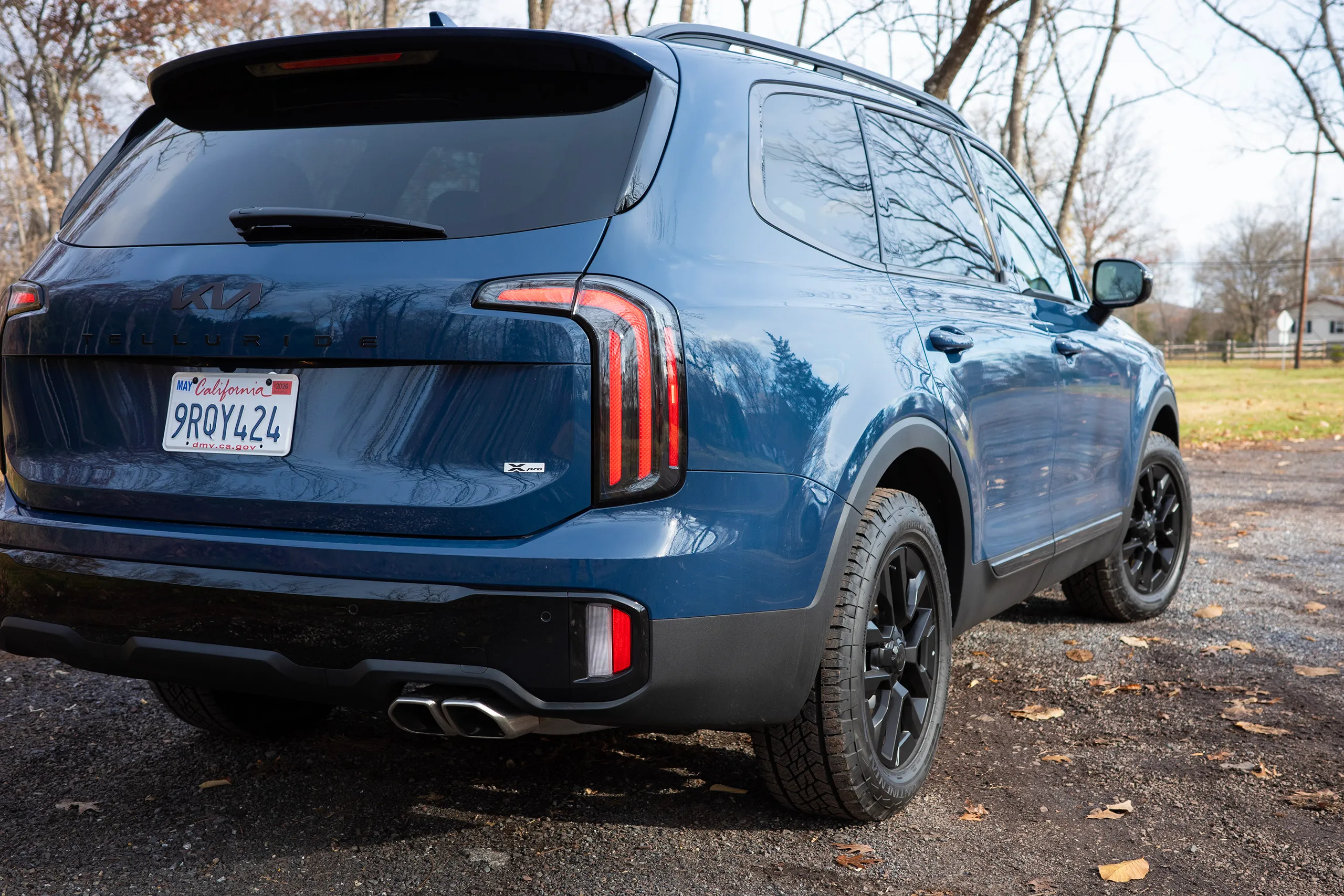 Kia Telluride rear 3/4 view
