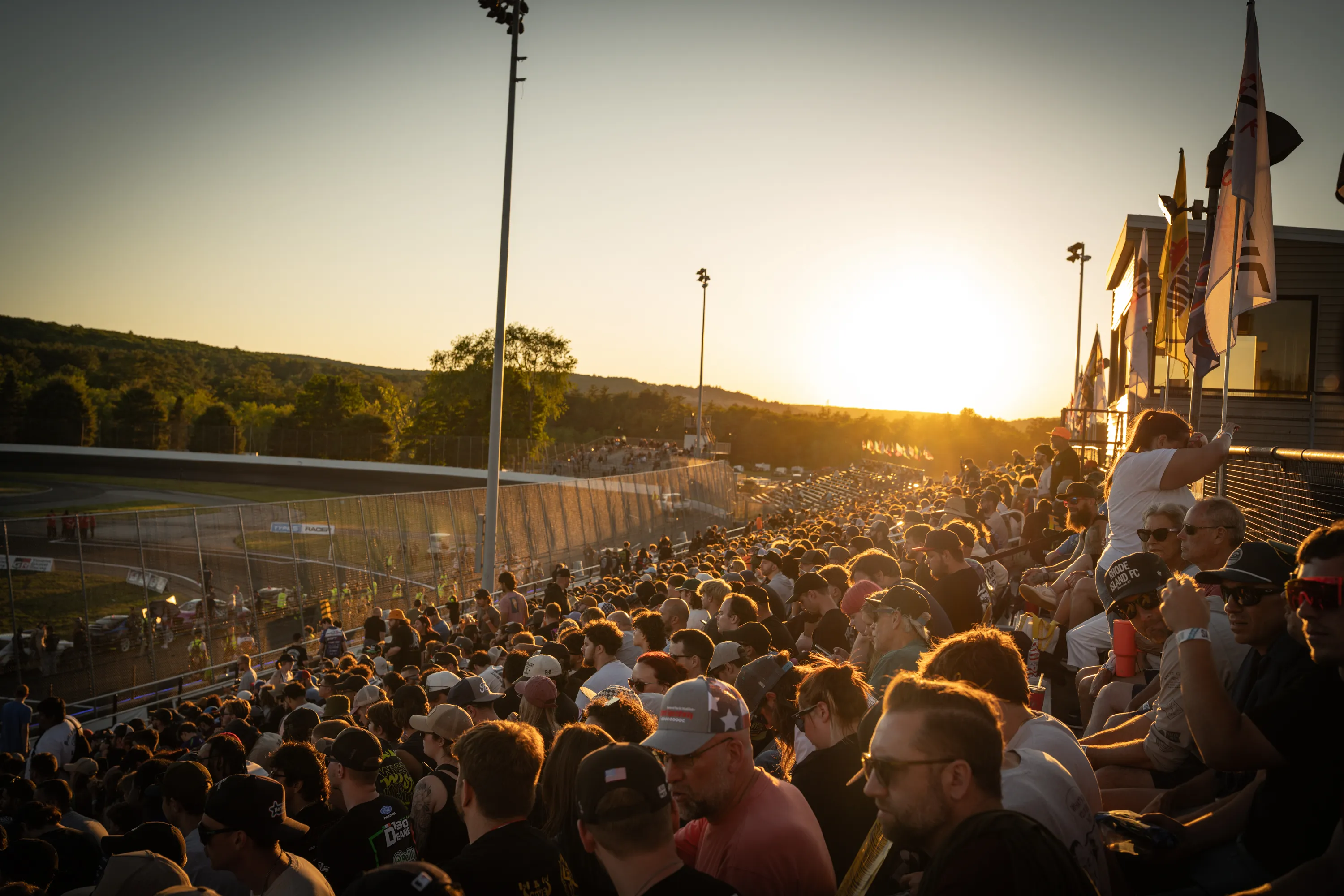 Multitud en evento de drift
