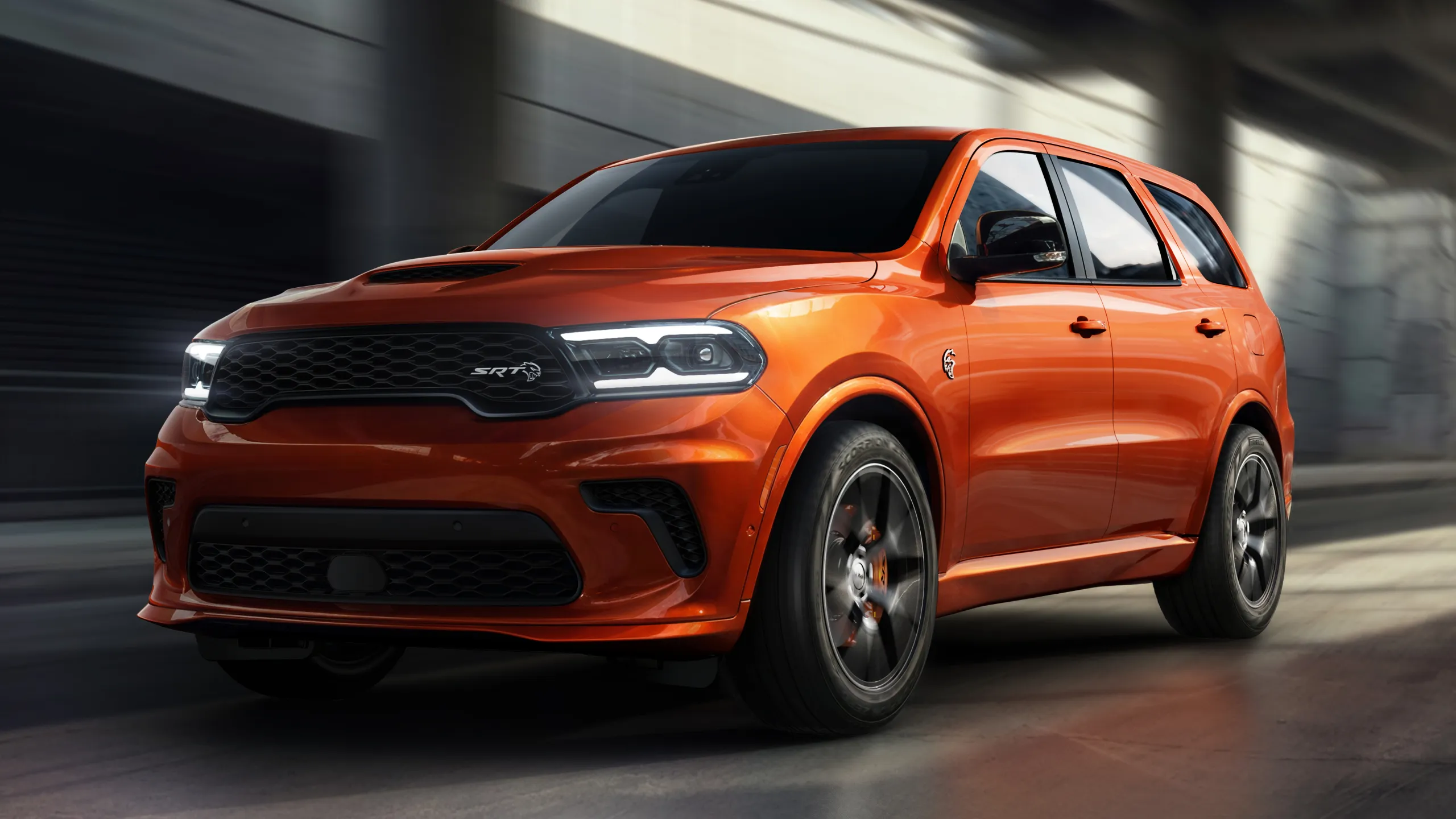 To fuel customer interest in expanded color customization, Dodge will display a 2027 Dodge Charger Scat Pack in vivid Cha Ching Green and a Dodge Durango SRT Hellcat Jailbreak painted in Toxic Orange (shown) at the brands Roadkill Nights Powered by Dodge event, showcasing the art of the possible with the new Dodge Color Jailbreak program.