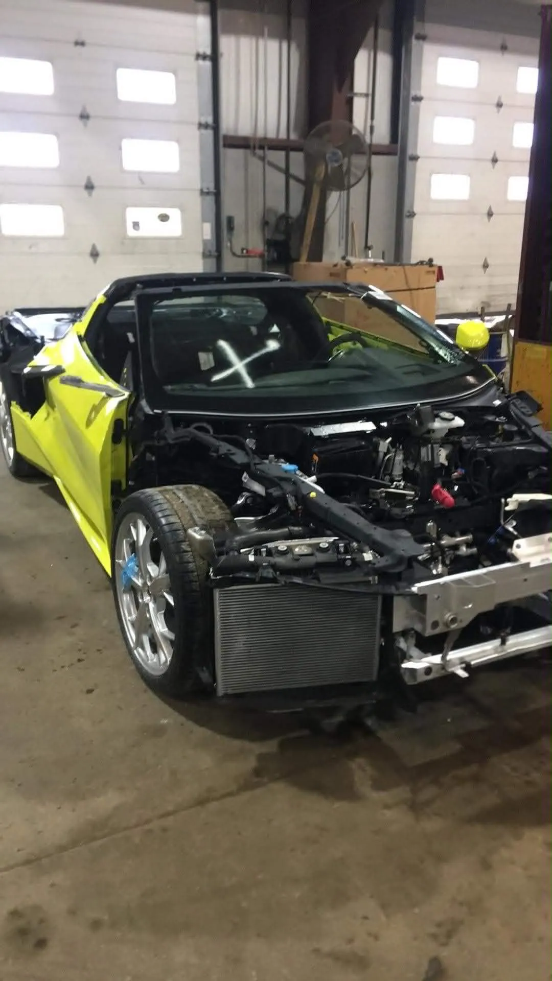 Salvage C8 Corvette