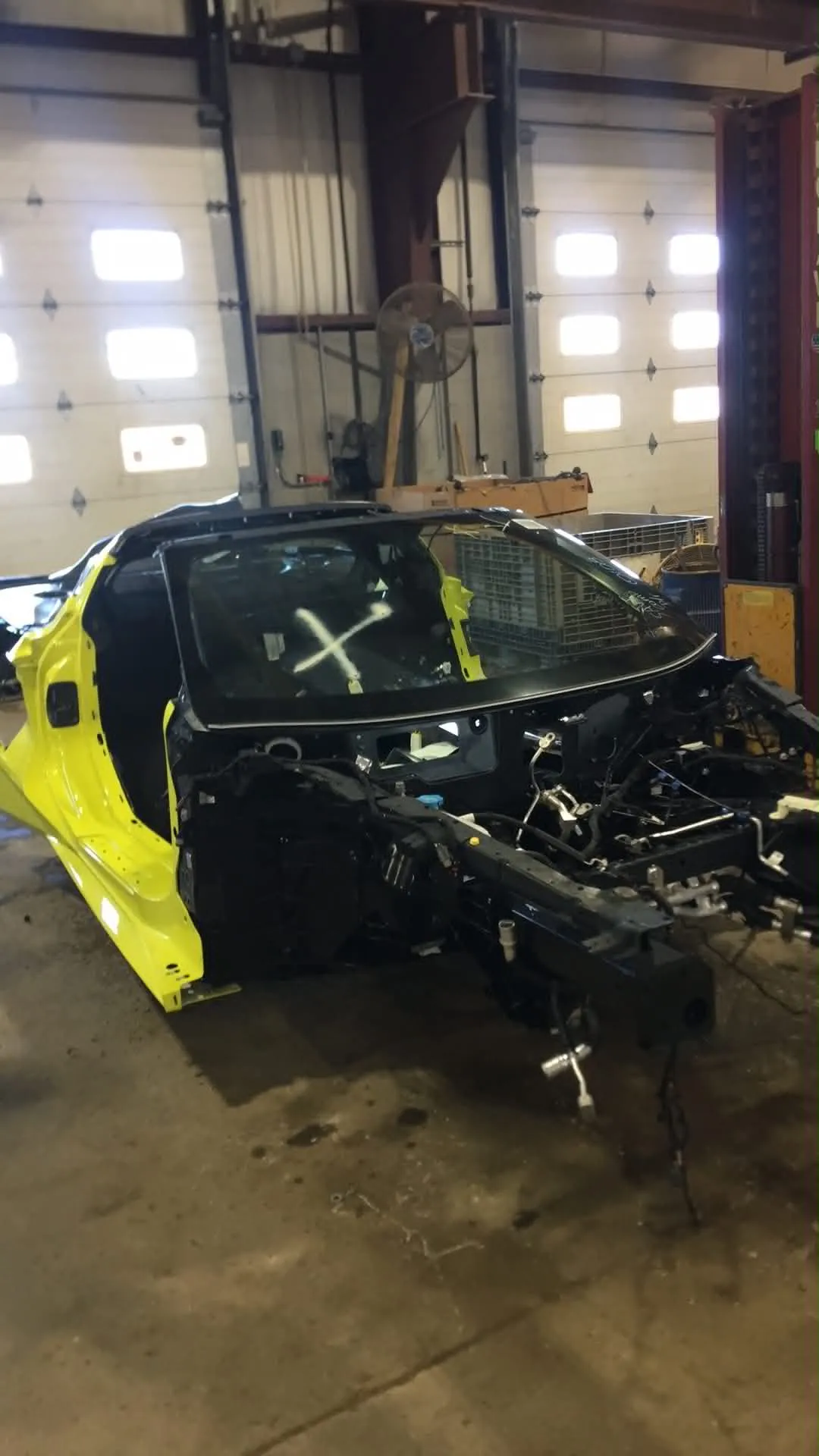 Salvage C8 Corvette
