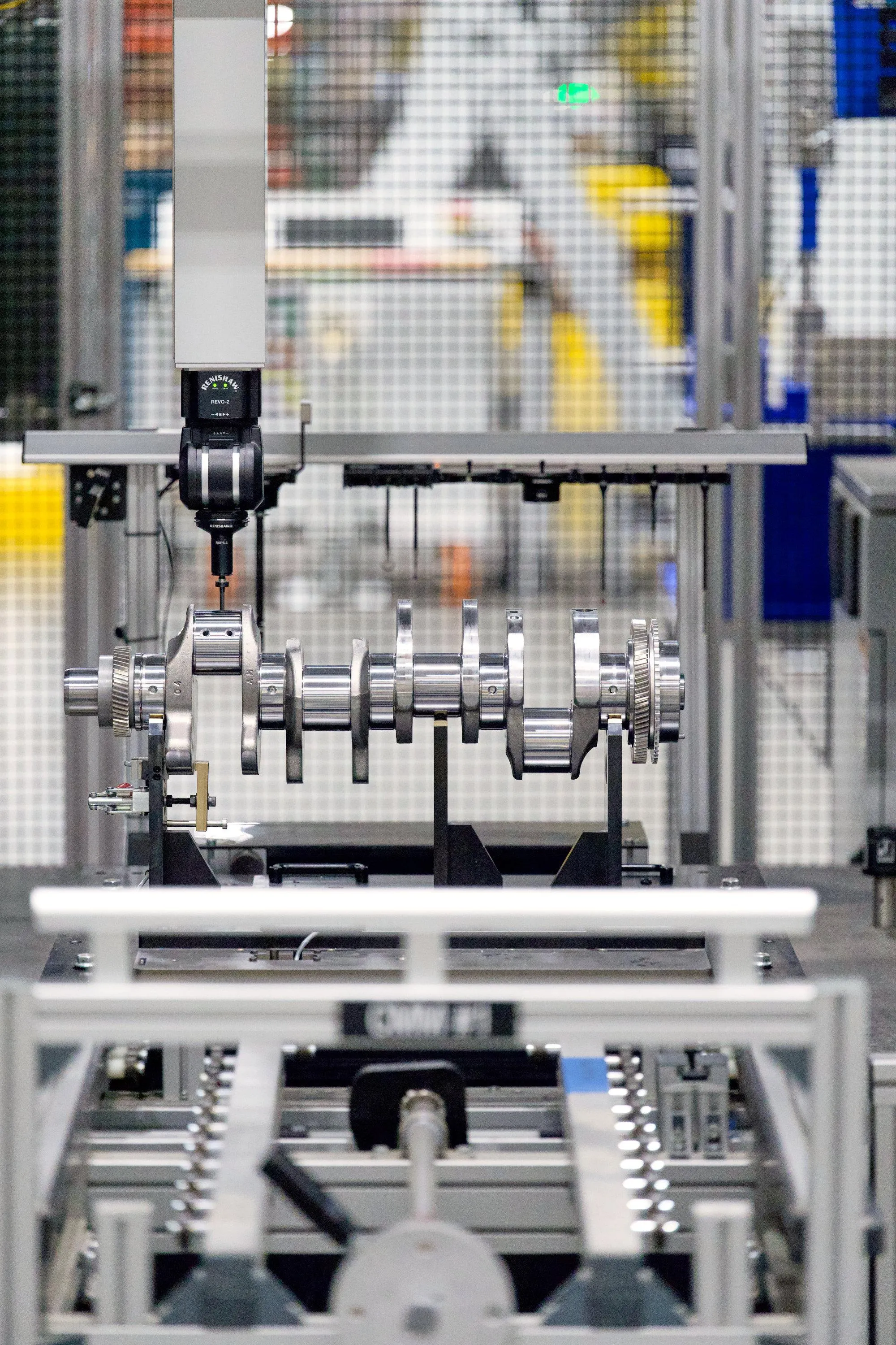 GM 8.3L Duramax diesel at the manufacturing plant