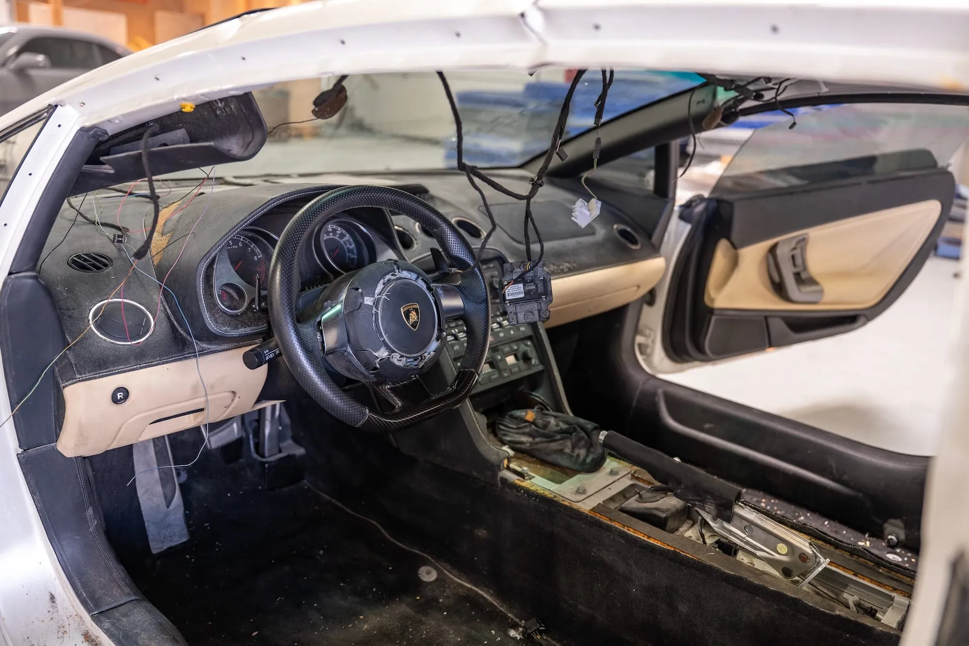 Wrecked 2007 Lamborghini Gallardo