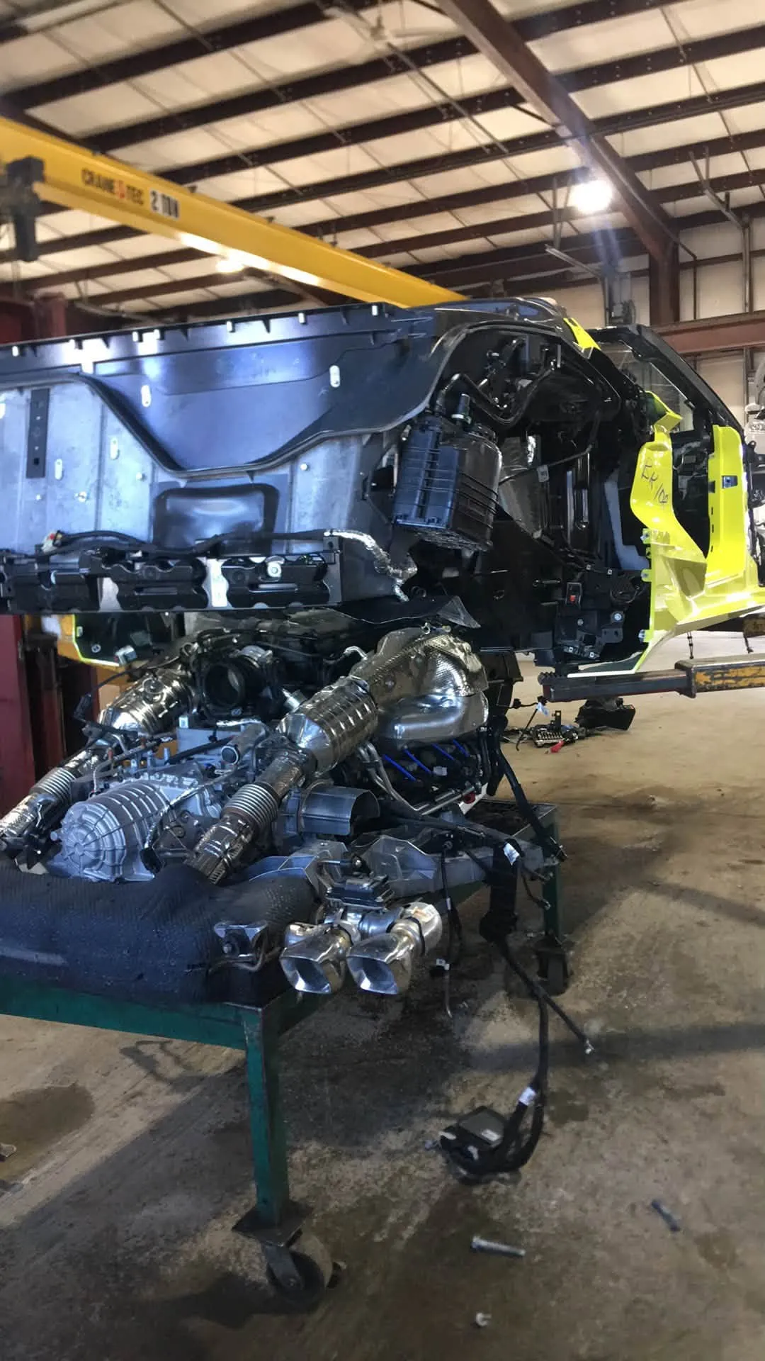 Salvage C8 Corvette