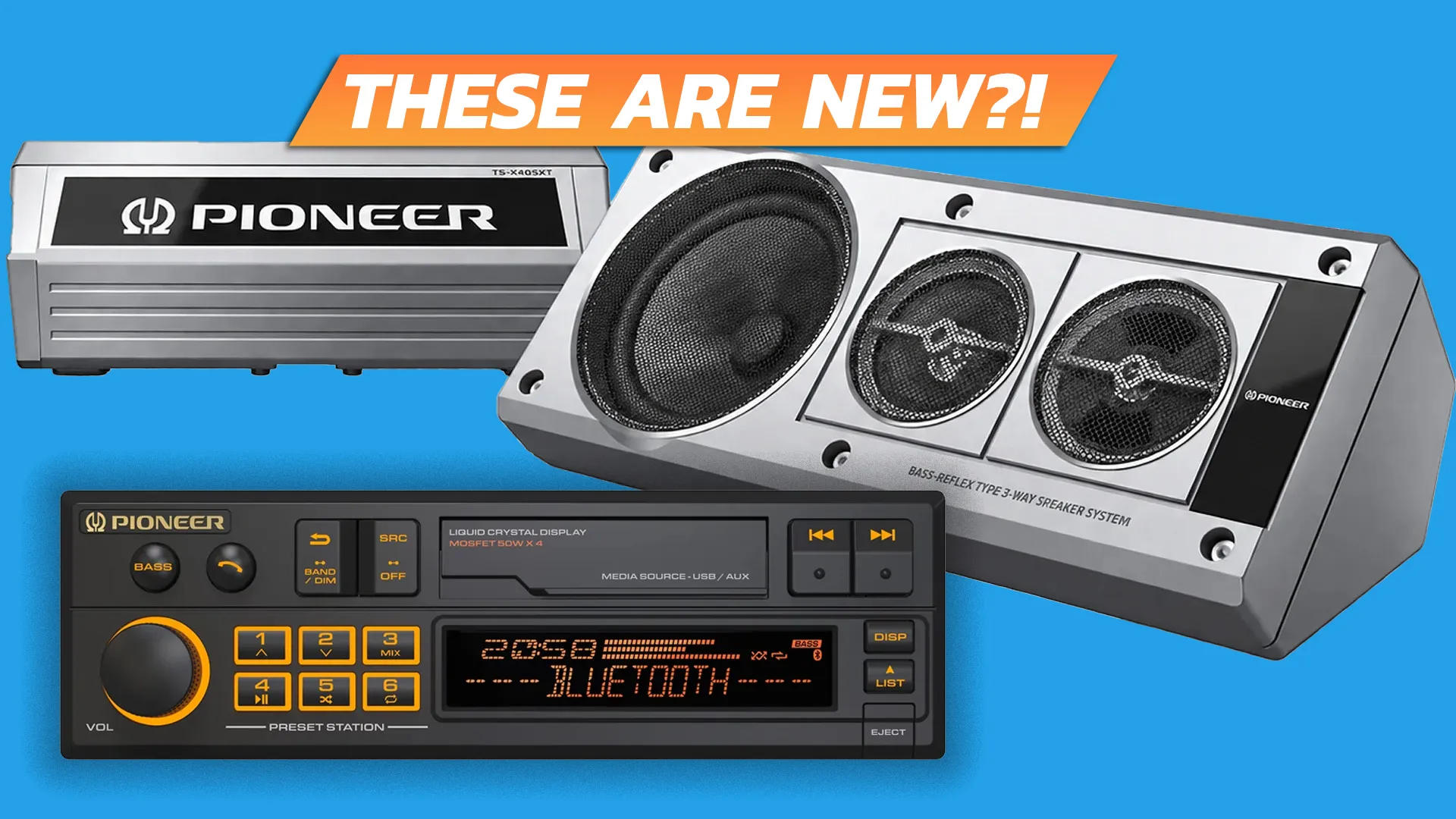 Pioneer speakers and stereo