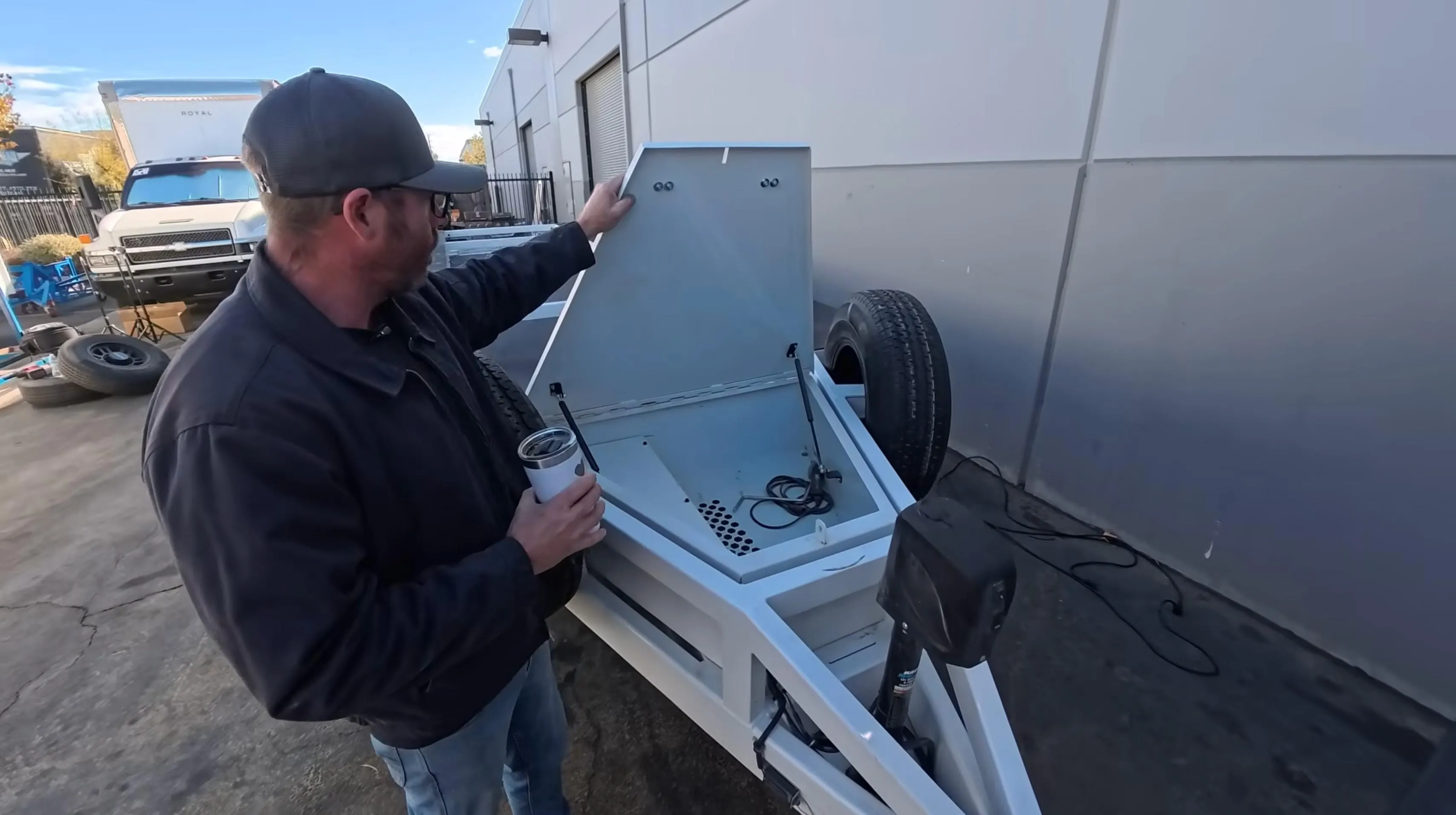 JEHC-designed Baja race car trailer