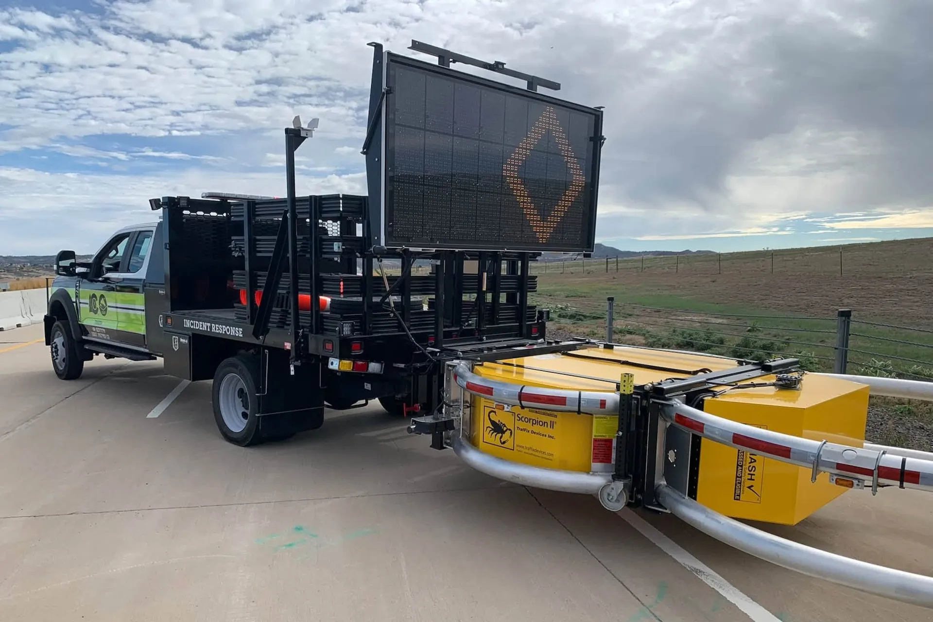Colorado crash protection truck