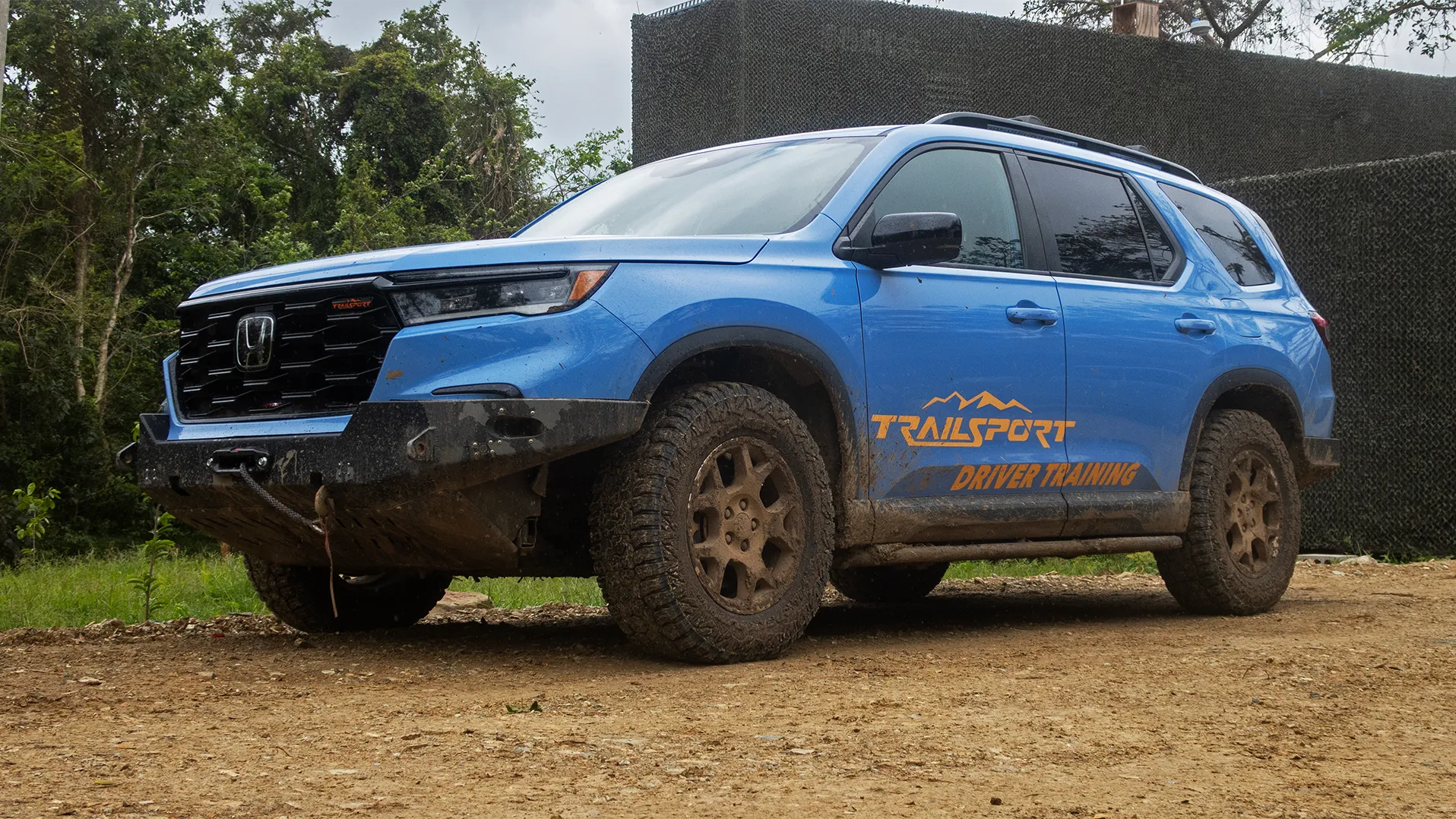 Honda Pilot off-road training mule.